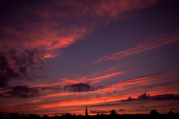 steeplesky 
 Steeplesky 
 Keywords: steeple sky sunset clouds olney church bucks uk