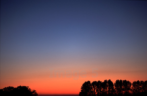 sky 
 Sky 
 Keywords: graduated orange blue sky trees bucks uk